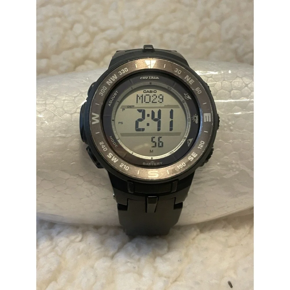 Casio PRO TREK Solar PRG-330-1JF Black Digital Quartz Men's Watch